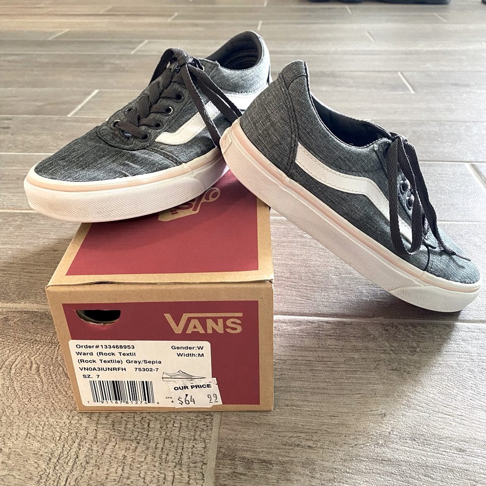 Vans W size 7 Grey/Sepia